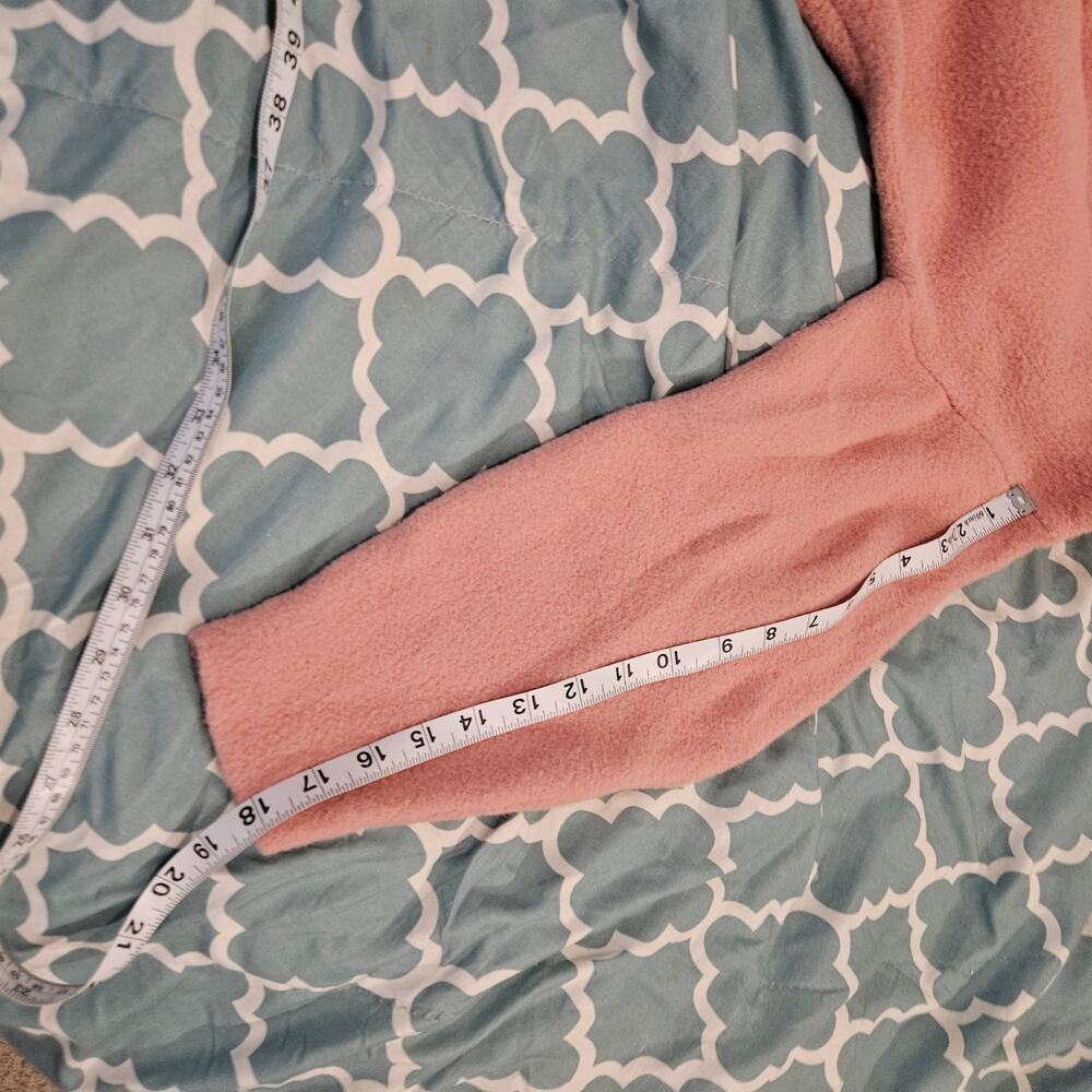 Express Women's Small Blush Pink Fuzzy Mock Neck Sweater Soft Cozy Knit - Picture 8 of 9